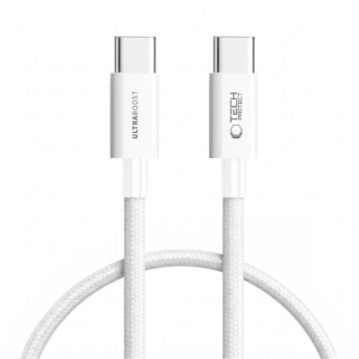2. Kabel Tech-Protect Ultraboost Lite USB-C / USB-C 60W / 3A 50 cm - biały