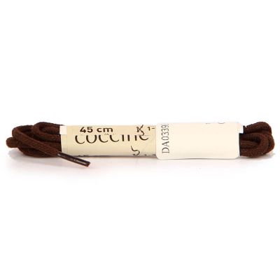 2. Sznurowadła Coccine bawełniane brązowe 45 cm DA0339B