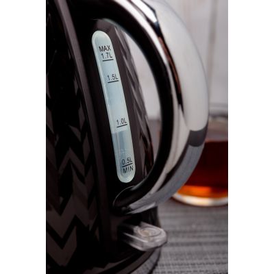 6. ELDOM CZAJNIK NELA,POJ.1,7 L,MOC 2000 W,CZARNY C26