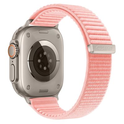 2. Pasek Tech-Protect NylonLoop na Apple Watch 40 / 41 / 42 mm - różowy