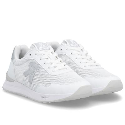 2. Półbuty damskie sportowe siatka  komfortowe miękkie białe Rieker W2404-82