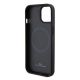 7. Etui BMW Signature Logo Imprint MagSafe do iPhone 15 - czarne