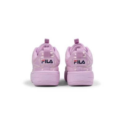 6. Fila Superbubble buty sportowe damskie sneakersy fioletowe modne wygodne lekkie