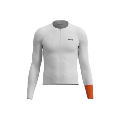 Koszulka rowerowa POC M's Cadence L/S Jersey biała