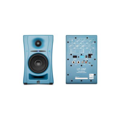 16. KALI AUDIO LP-UNF-B - Para monitorów odsłuchowych z Bluetooth. Głośniki multimedialne, niebieskie.