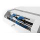 39. Szafa wisząca NWS 19" Slim Line 3HE rotierbar, 2HE fix, 145x500x475 mm, kolor szary (RAL 7035)