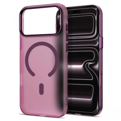 2. Etui Tech-Protect MagZero MagSafe na iPhone 17 Pro / 18 Pro - burgundowe matowe