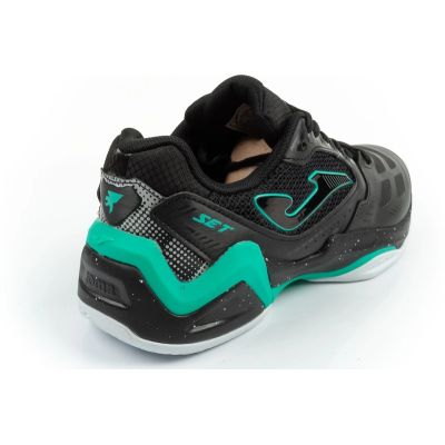 4. Joma buty męskie sportowe Set men 2601 czarne do tenisa wygodne