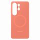 4. Etui Samsung Silicone Magnet Case na Samsung Galaxy S26 Ultra kompatybilne z MagSafe - czerwone