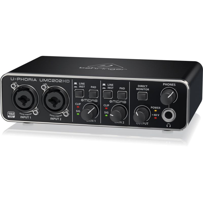 4. Behringer UMC202HD - Interfejs audio USB