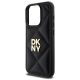 6. Etui DKNY Quilted Stack Logo na iPhone 15 Pro - czarne