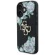 2. Etui Guess Grained Roses Big 4G logo na iPhone 16 - czarne