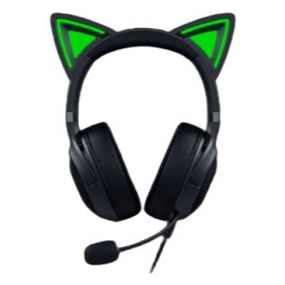 4. Zestaw słuchawkowy Razer Kraken Kitty V2 Mikrofon przewodowy nauszny z redukcją szumów