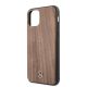 3. Etui Mercedes Wood Line Walnut na iPhone 11 Pro Max - brązowe