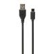 Kabel GEMBIRD CCP-USB2-AMCM-1M (USB 2.0 M - USB typu C M; 1m; kolor czarny)