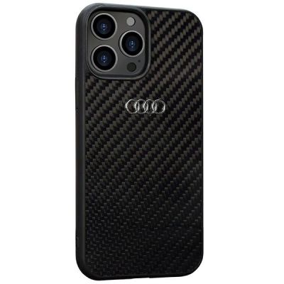 2. Etui Audi Carbon Fiber na iPhone 13 Pro Max - czarne