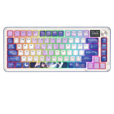 3. REDRAGON K708AK-RGB-PRO FLEKACT klawiatura USB + RF Wireless + Bluetooth Biały