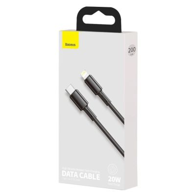 5. Kabel Baseus CATLGD-A01 Lightning - USB-C PD 20W 480Mb/s 2m - czarny