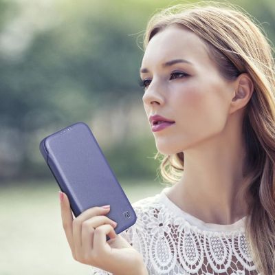 27. iCarer CE Premium Leather Folio Case skórzane etui iPhone 14 Pro z klapką magnetyczne MagSafe jasnofioletowy (WMI14220714-LP)