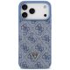 3. Etui Guess 4G nauble Card Triange na iPhone 18 Pro Max / 17 Pro Max - niebieskie