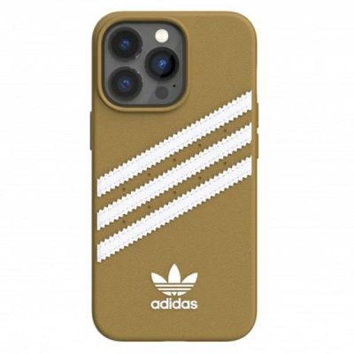 2. Etui Adidas OR Moulded Case PU na iPhone 13 Pro Max - beżowo-złote