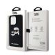 8. Etui Karl Lagerfeld Silicone Karl&Choupette MagSafe na iPhone 15 Pro - czarne