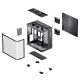 25. Jonsbo TK-4 Gehäuse, Midi-Tower, ATX, Tempered Glass - schwarz