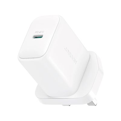 2. Ładowarka sieciowa Joyroom JR-TCF20 PD 20W (wtyczka UK) z kablem USB-C 1m - biała