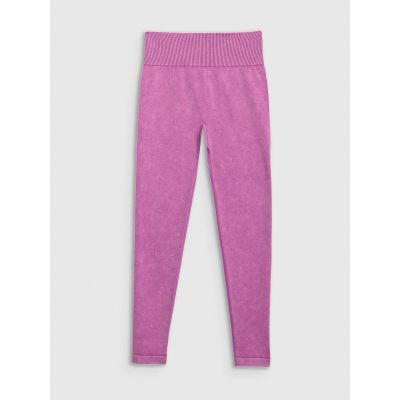 9. Legginsy do jogi i pilatesu bezszwowe damskie 4F 4FWAW25TFTIF407-54A