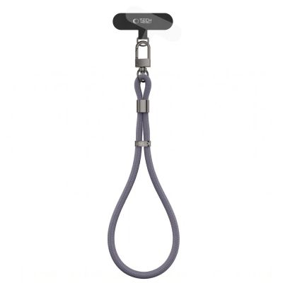 2. Smycz Tech-Protect C11S Rope Wrist Strap do telefonu - szara