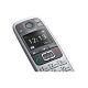 4. Telefon Gigaset E560 z systemem DECT, identyfikacja dzwoniącego, Czarny, Srebrny