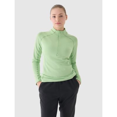 Bluza treningowa slim szybkoschnąca damska 4F 4FWAW24TFSWF411-41S