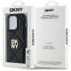 8. Etui DKNY Quilted Stack Logo na iPhone 14 Pro Max - czarne