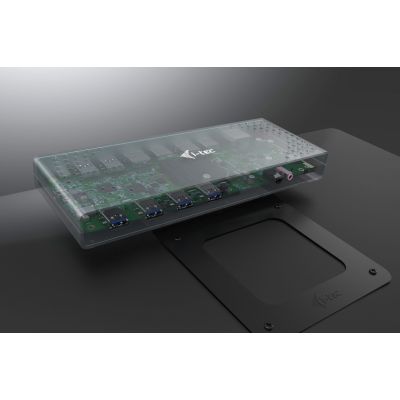 11. i-tec CADUAL4KDOCK stacja dokująca Przewodowa USB 3.2 Gen 1 (3.1 Gen 1) Type-C Czarny, Turkusowy