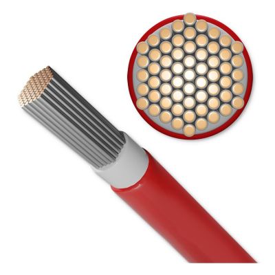 4. Kabel solarny fotowoltaiczny 6mm2 100m czerwony