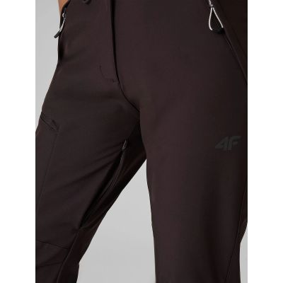 6. Spodnie trekkingowe softshell wiatroodporne membrana 10000 damskie 4F 4FRAW26TFTRF1608-80S