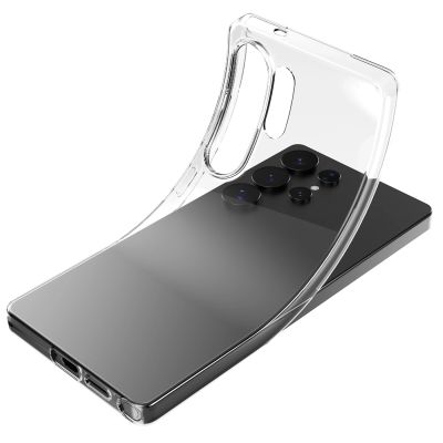 4. Etui silikonowe Puro 03 Nude do Samsung Galaxy S25 Ultra - przezroczyste