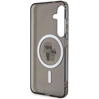 7. Etui Karl Lagerfeld IML Karl&Choupette MagSafe na Samsung Galaxy S24 - czarne