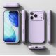 7. Etui Ringke Silicone Magnetic MagSafe na iPhone 17 Pro - fioletowe