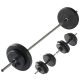 3. VIRTUFIT REGULOWANY ZESTAW SZTANGI - ZESTAW HANTLI - 30.5 KG - CZARNY