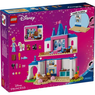2. LEGO Disney 43283 - Zamek Kopciuszka i jej zwierzęcych przyjaciół