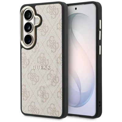 9. Etui Guess 4G Embossed Ring MagSafe na Samsung Galaxy S26 - różowe
