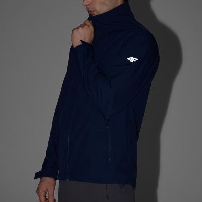 8. Kurtka męska softshell 4F M548 granatowa 4FWSS26TSOFM548 31S