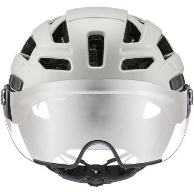 7. Kask rowerowy UVEX Finale visor 56-61cm, sand/white matt