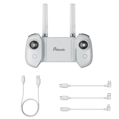 Pilot do drona z gimbalem z 1 kablem ładującym USB i 3 kablami OTG