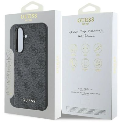7. Etui Guess 4G Metal Gold Logo na Samsung Galaxy A56 - czarne