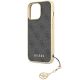 6. Etui Guess 4G Charms Collection na iPhone 14 Pro - szare