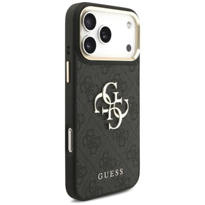4. Etui Guess 4G Big 4G Classic Logo Big Strap Metal Buttons na iPhone 18 Pro Max / 17 Pro Max - czarne