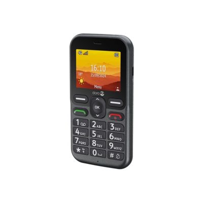 9. Doro Leva L10 6,1 cm (2.4") 120,7 g Czarny Telefon funkcjonalny