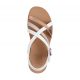 8. Sandały Skechers Bobs Desert Kiss Low - Peak Rank W 114709-WHT